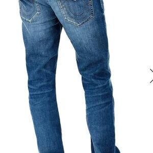 True Religion Men's Classic Blue Jeans